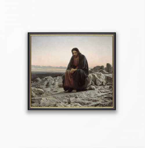 Christ in the Desert - Classic Prints