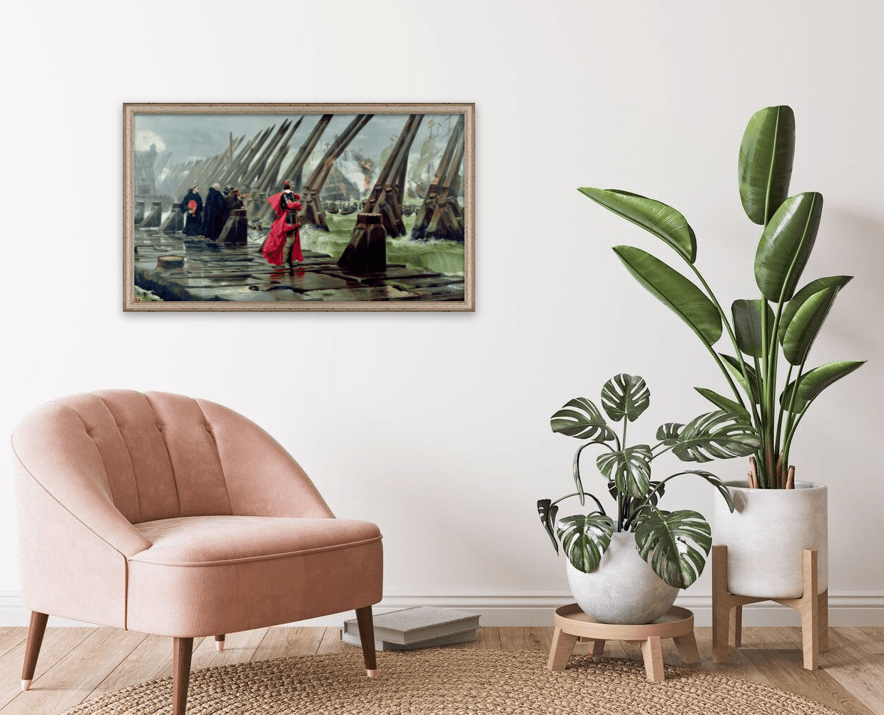 Siege of La Rochelle Print - Classic Prints