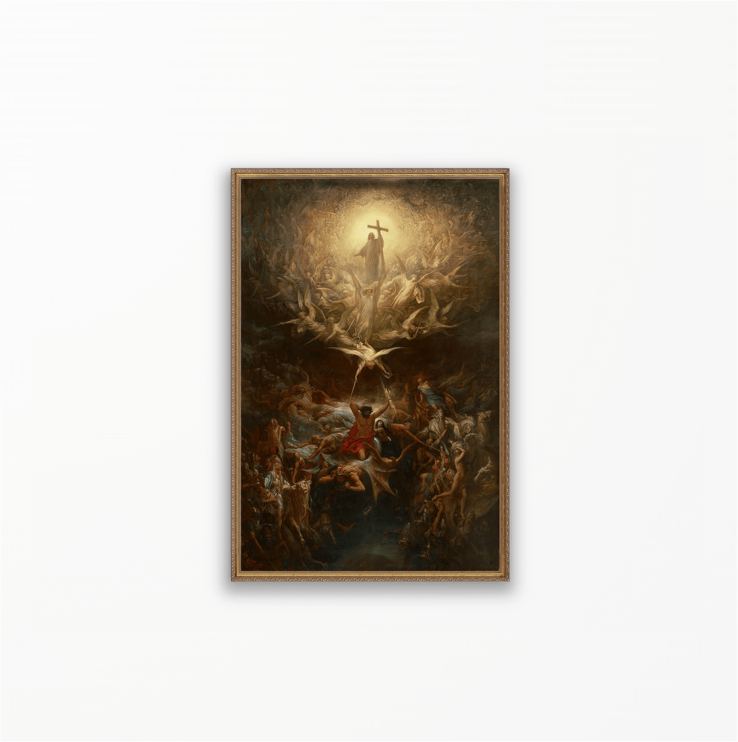 The Triumph Of Christianity Over Paganism Print - Classic Prints