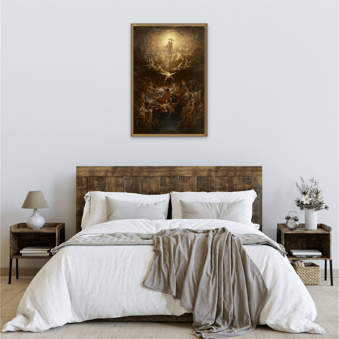The Triumph Of Christianity Over Paganism Print - Classic Prints