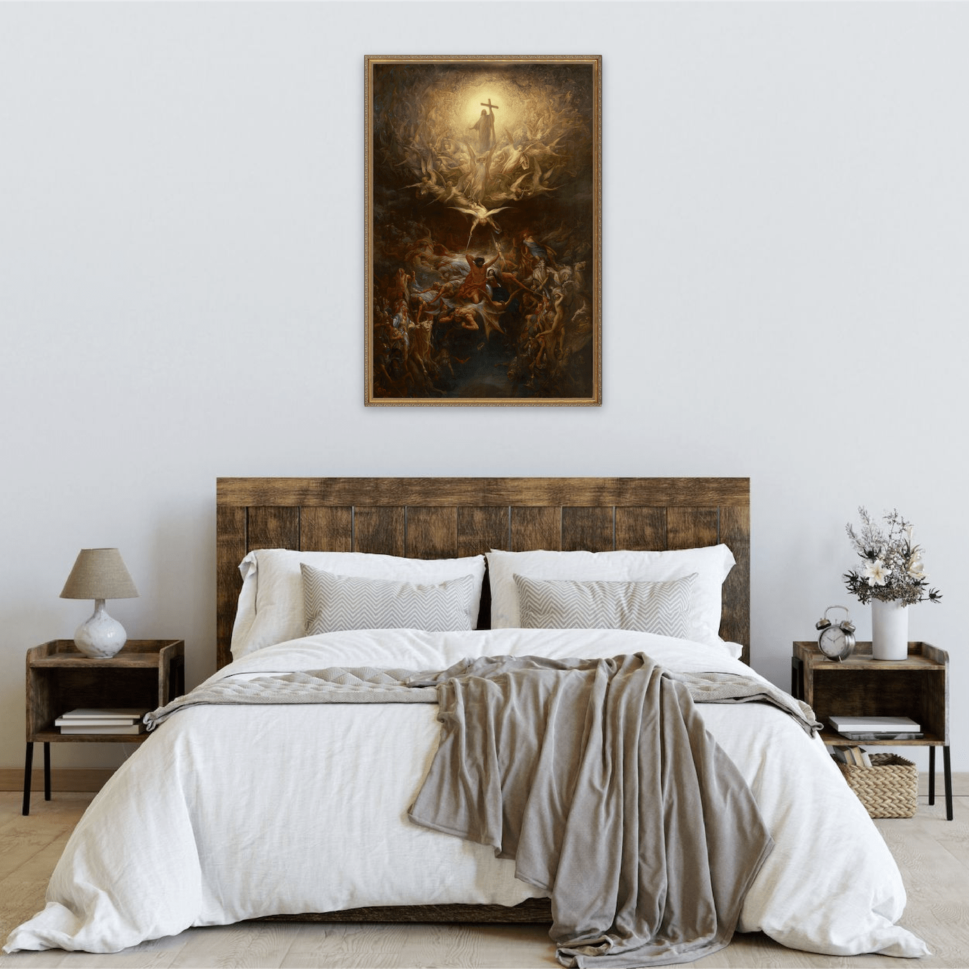 The Triumph Of Christianity Over Paganism Print - Classic Prints