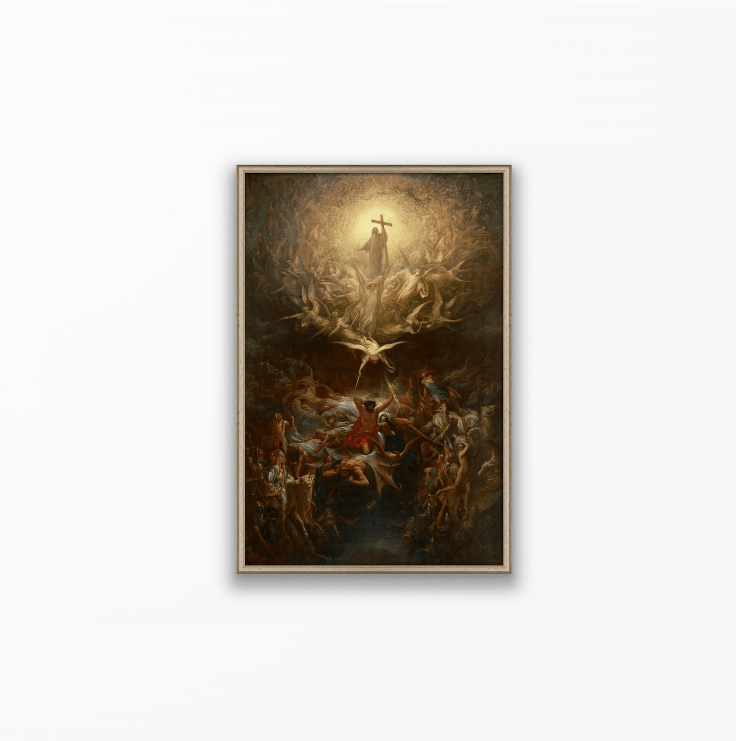 The Triumph Of Christianity Over Paganism Print - Classic Prints