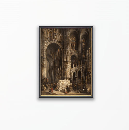 View of the Interior of a Cathedral Print - Classic Prints