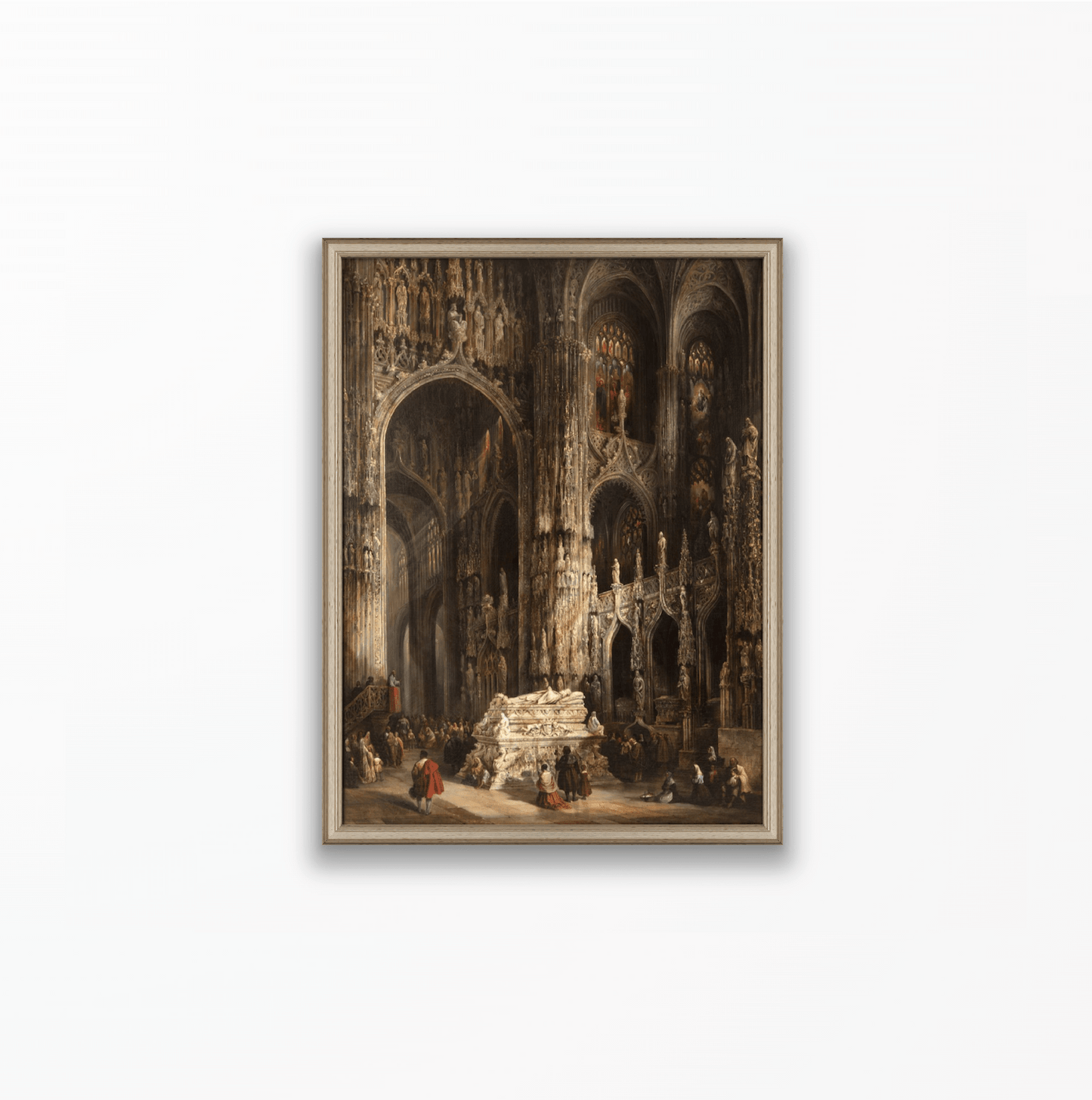 View of the Interior of a Cathedral Print - Classic Prints