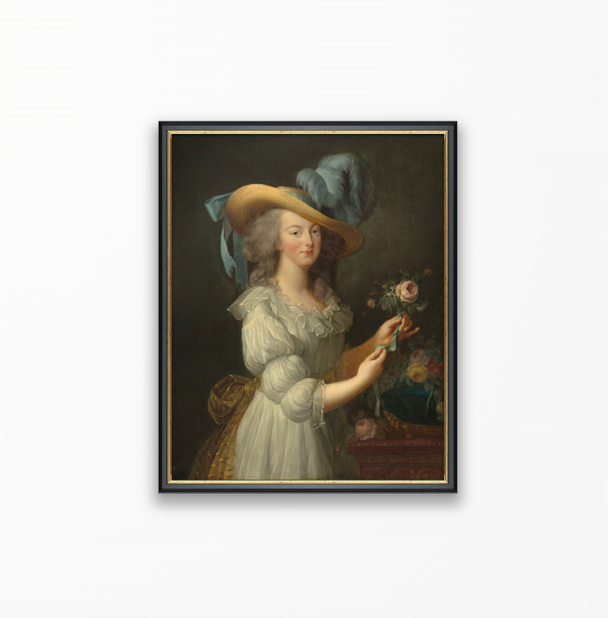 Marie Antoinette in a Muslin Dress