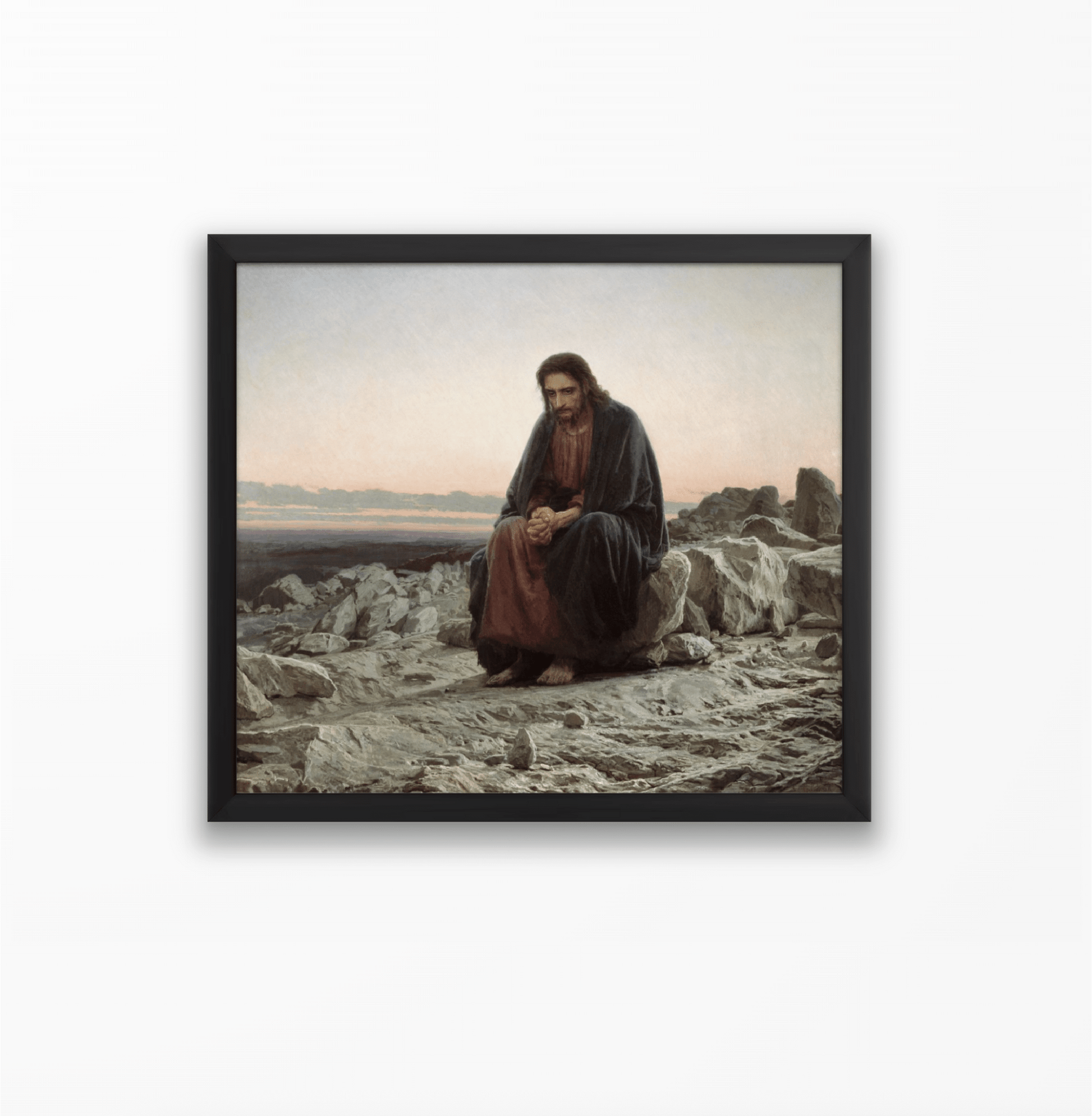 Christ in the Desert - Classic Prints