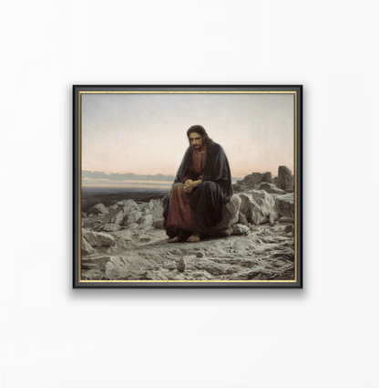 Christ in the Desert - Classic Prints