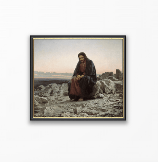 Christ in the Desert - Classic Prints