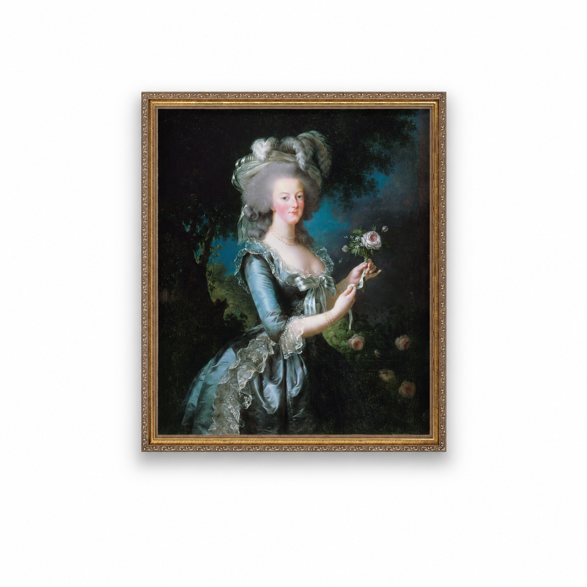 Marie-Antoinette and the Rose Classic Prints