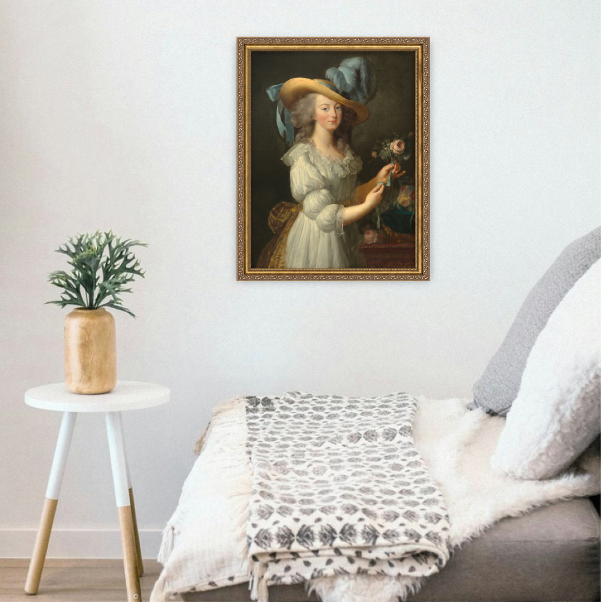 Marie Antoinette in a Muslin Dress Classic Prints