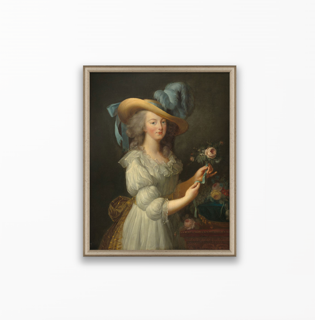 Marie Antoinette in a Muslin Dress