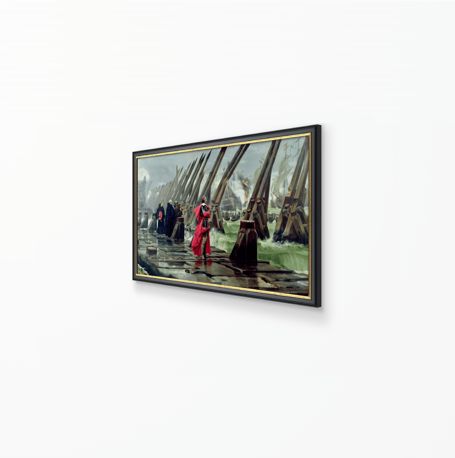 Siege of La Rochelle Print - Classic Prints