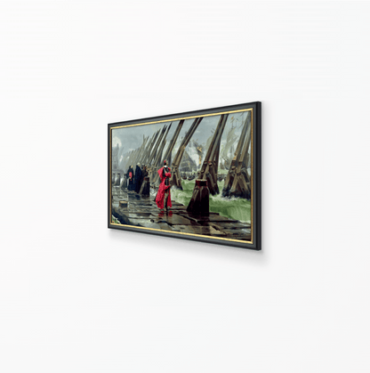 Siege of La Rochelle Print - Classic Prints