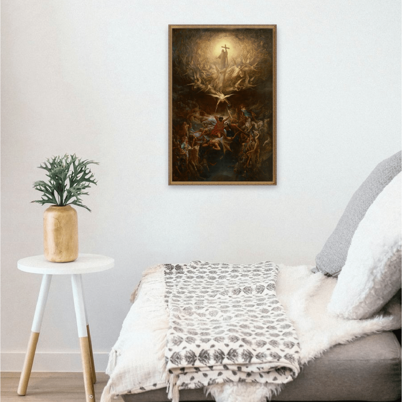 The Triumph Of Christianity Over Paganism - Classic Prints