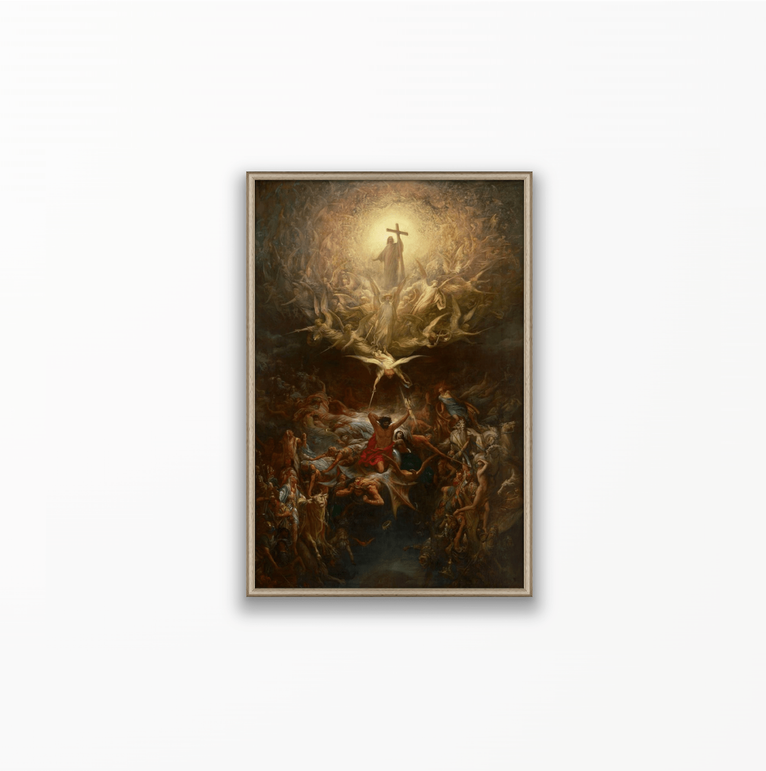 The Triumph Of Christianity Over Paganism Print - Classic Prints