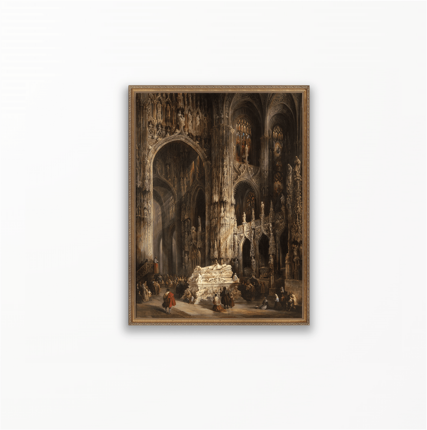 View of the Interior of a Cathedral Print - Classic Prints