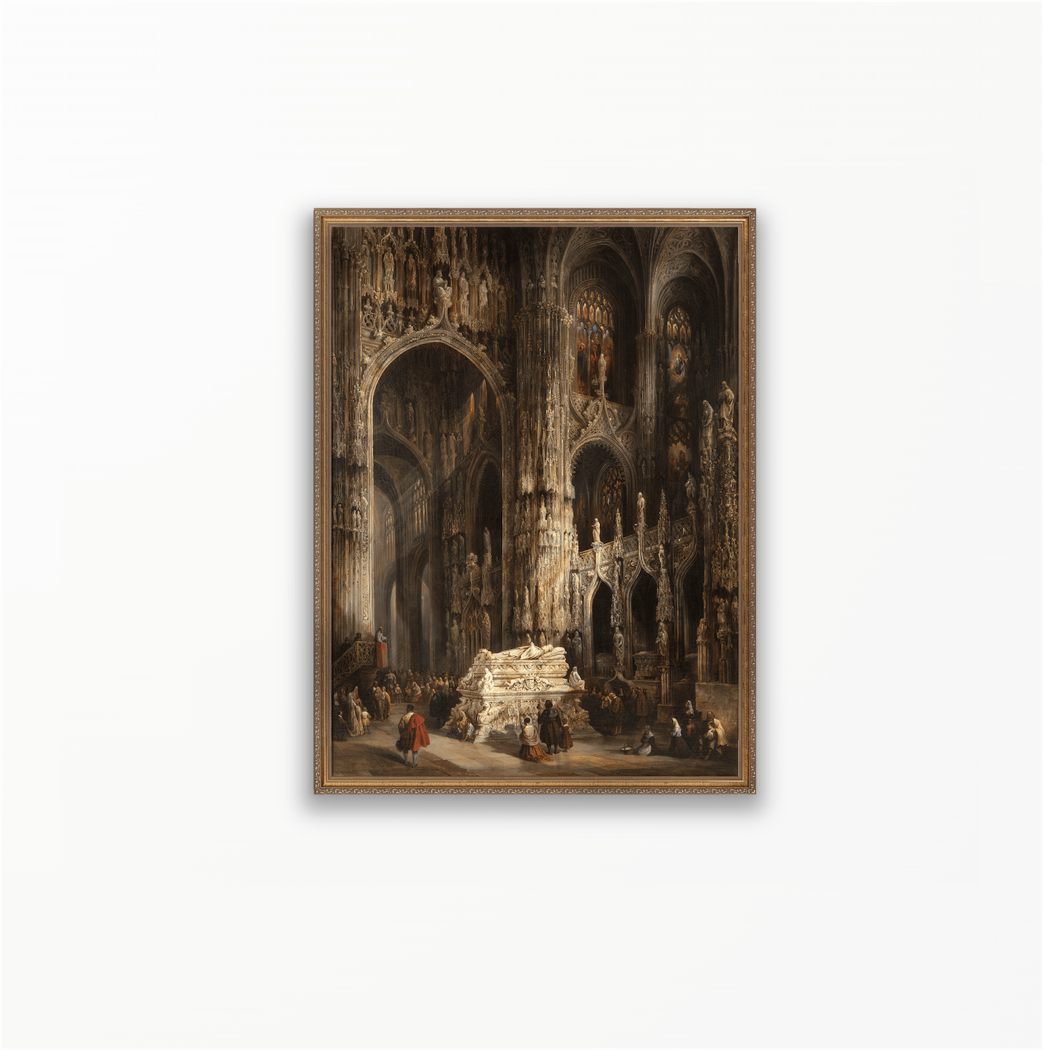 View of the Interior of a Cathedral Print - Classic Prints