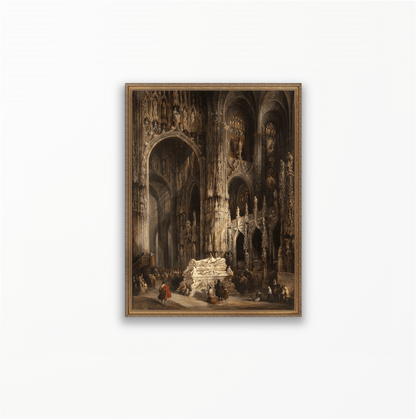 View of the Interior of a Cathedral Print - Classic Prints