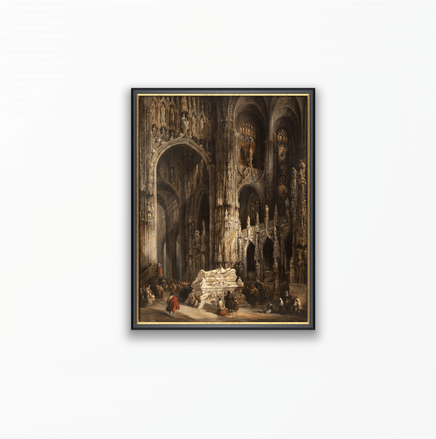 View of the Interior of a Cathedral Print - Classic Prints
