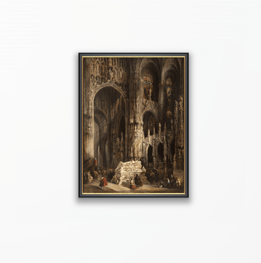 View of the Interior of a Cathedral Print - Classic Prints