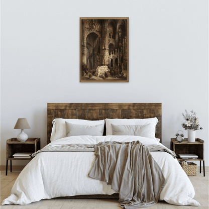 View of the Interior of a Cathedral Print - Classic Prints