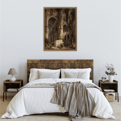 View of the Interior of a Cathedral Print - Classic Prints
