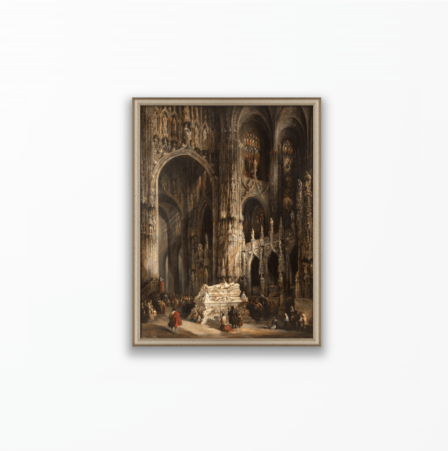 View of the Interior of a Cathedral Print - Classic Prints