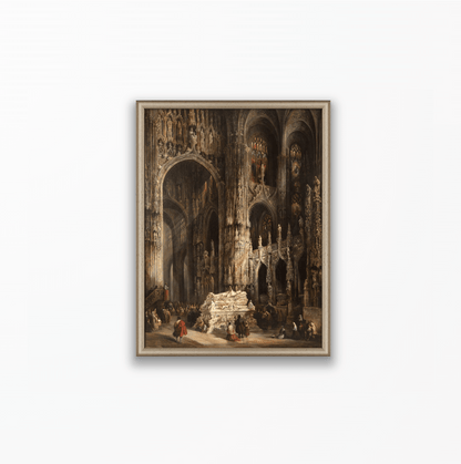 View of the Interior of a Cathedral Print - Classic Prints